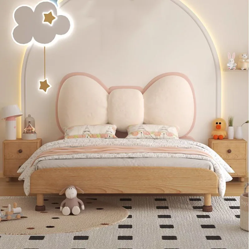 Master Luxury Bed Bases Frames Kids Nordic Cute Princess Modern Children Bed King Size Girl Camas Matrimonial Bedroom Decoration