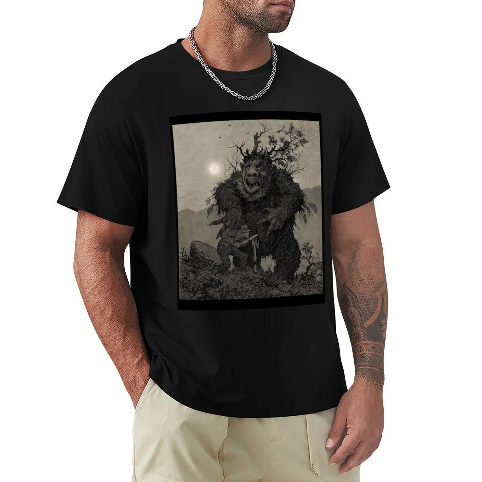 Theodor Severin Kittelsen True stories and the like (1891) T-Shirt t shirt man designer T-Shirt