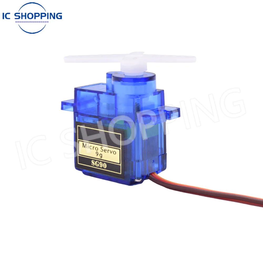 6pcs Sg90 9g Micro Servo Motor, Mini Servos Motor Kit Plastic Gear 180 Degree Servo for Rc Car Airplane Plane for Arduino