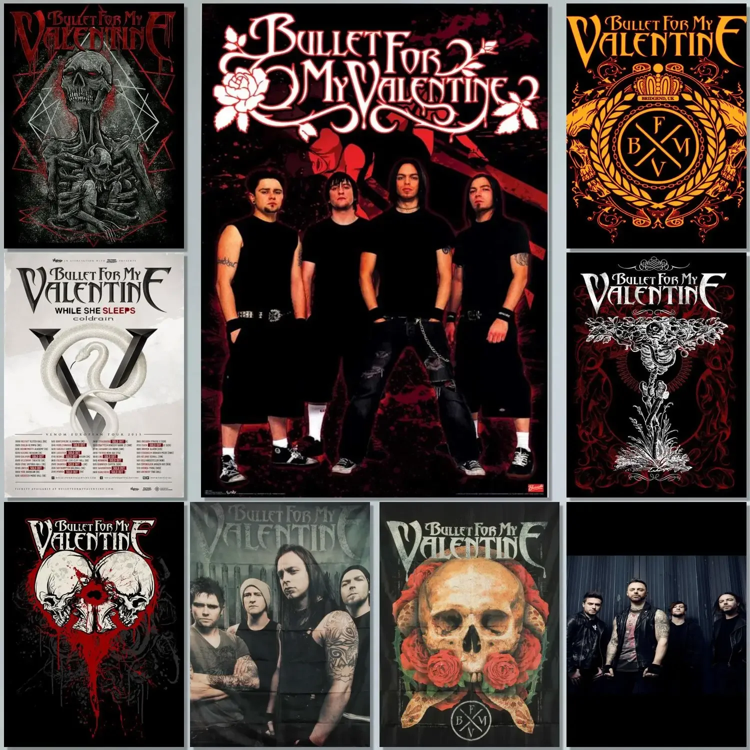 فن جداري من القماش لتزيين غرفة النوم ، رصاصة مغنية لعيد الحب ، ملصق عائلي حديث ، ديكور غرفة معاصر #1