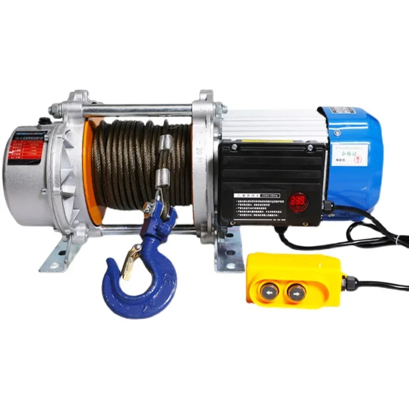 Quick speed 28m/min 750/1500 kg  4 kw motor aluminum electric cable winch