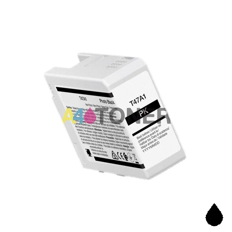 Epson T47A1 (C13T47A100) compatible black photo ink cartridge A4toner.com