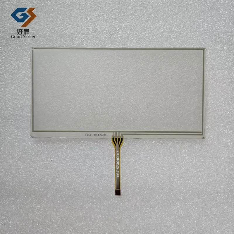 

Новый 6,5-дюймовый для HST-TPA6.5P 4-контактный резистивный сенсорный экран, дигитайзер, внешняя стеклянная панель 158X83 мм HST 573010017
