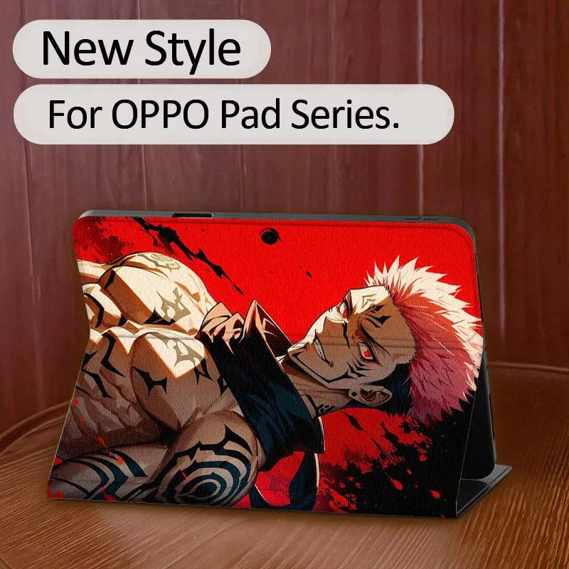 Jujutsu Kaisen كول أنيمي ل ممن لهم الوسادة 2 3 4 Neo Air SE X Pro 10.36 11 11.4 11.61 12.1 13.2 بوصة 2025 حافظة كمبيوتر لوحي قابلة للطي