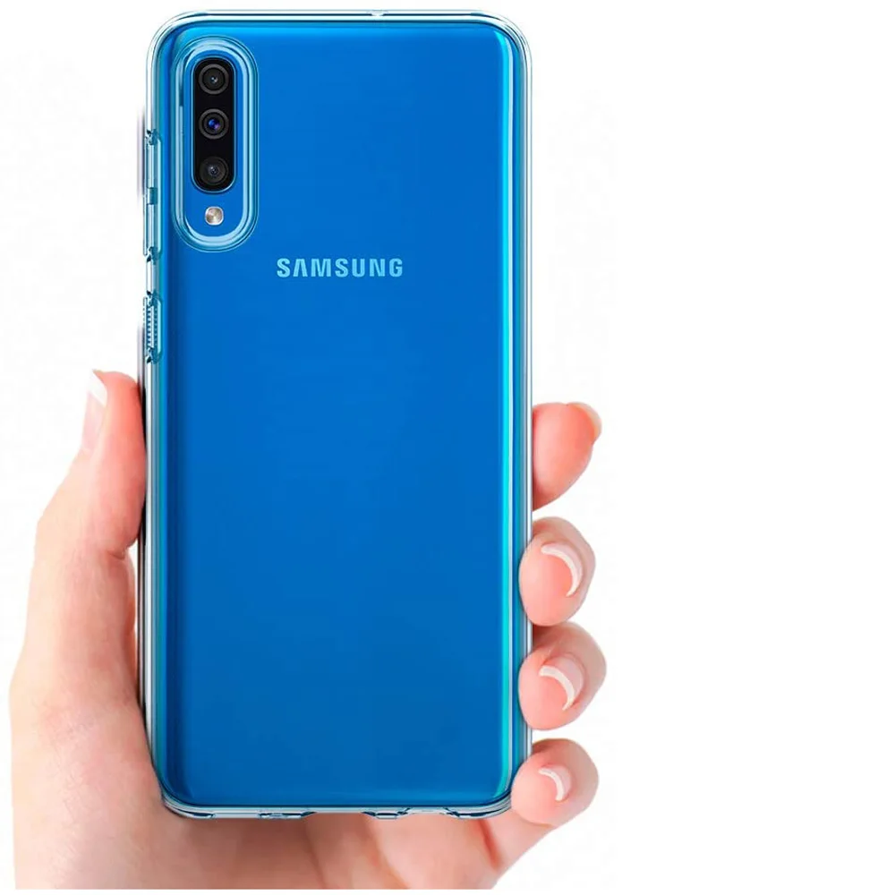 Ultra thin Clear Protective Case For Samsung Galaxy A50 A10 A10E A10S A20 A20S A20E A30 A40 A30S A50S A70 Silicone Back Cover