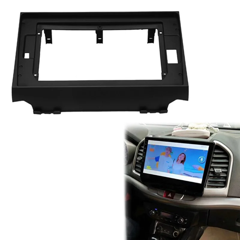 2Din 10.1 Inch Car Radio Fascia for Refine S3 13-16 DVD Stereo Frame Plate Adapter Mounting Dash Installation