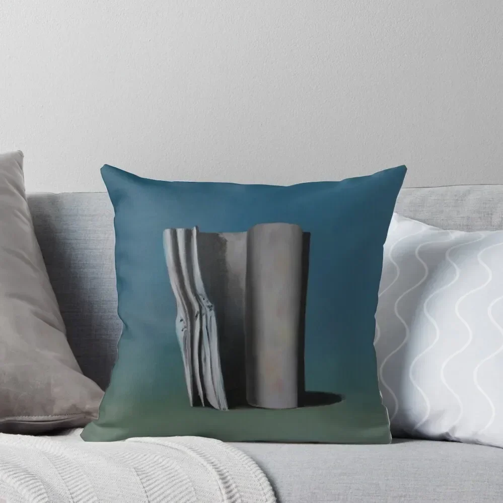 Stage 1 Everywhere at the End of Time by the Caretakers Oil Painting by Ivan Seal Throw Pillow