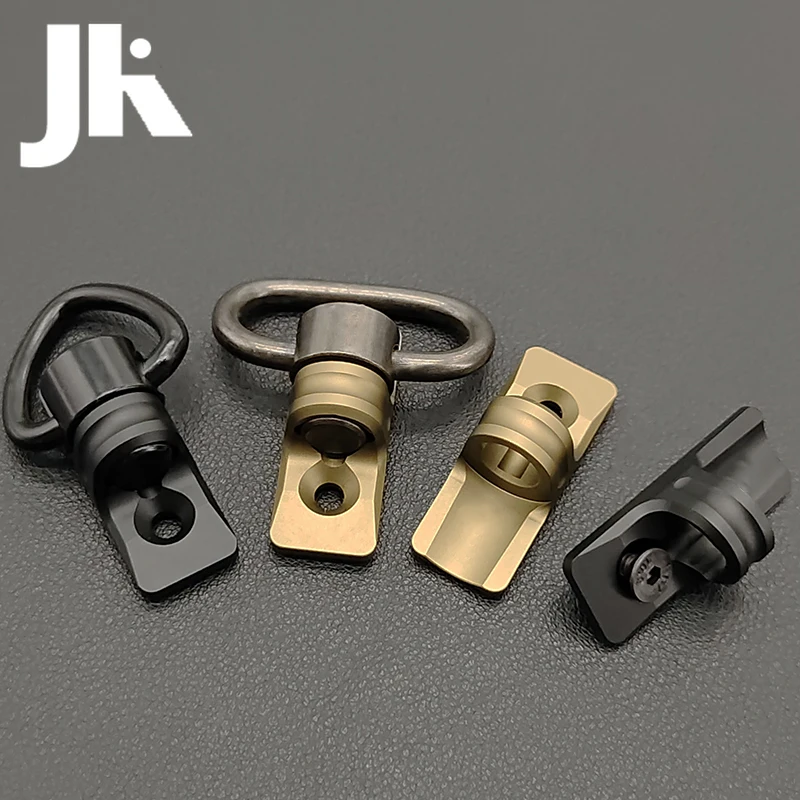 

Outdoor Tactical Swivel Sling Buckle QD Mounting Base MLOK Ring Portable Weapon Rope Strap Fixing Base Hunting Accessories