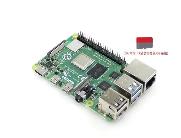 For VivaCTRaspberry Pi 4th Generation B-Type Raspberry Pi 4B 2G 4G 8G AI Development Board Programming