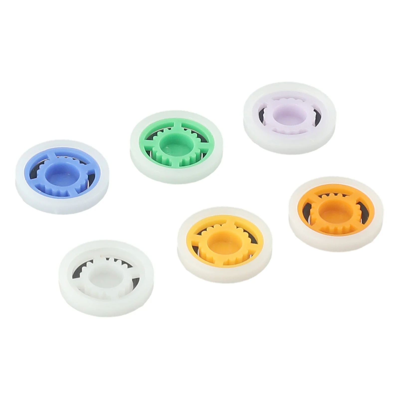 New Practical Quality Water Saving Cores Shower For Kitchen Hose Pad Restrictor 6 Colors Set 6 Different Washer