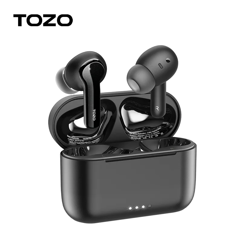 Słuchawki Bluetooth TOZO NC2 z hybrydową aktywną redukcją szumów, bezprzewodowe słuchawki douszne z wciągającym dźwiękiem dla Iphone 14