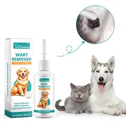 Pet Wart Removal Liquid Eliminate Corns Papilloma Remove Flesh Warts Painless Moles Cleaning Skin Tags Dog Skin Repair Liquid