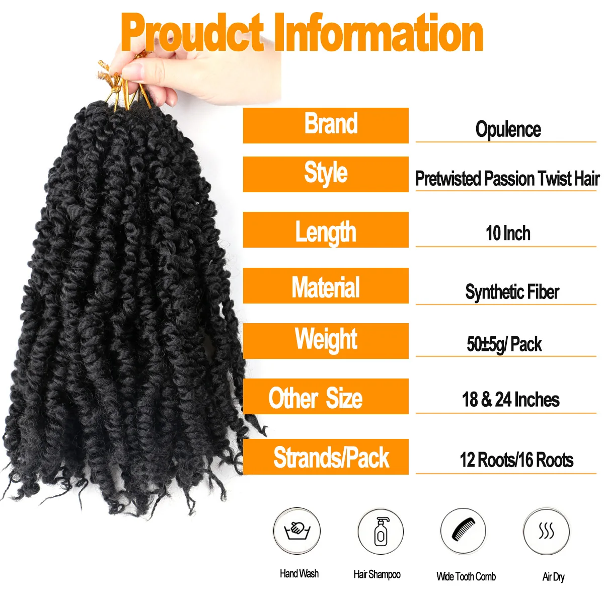 Волосы Passion Twist, предварительно скрученные волосы Ombre Passion Twist, вязанные крючком, 8 упаковок, предварительно закрученные волосы Passion Twist для женщин, девочек и детей