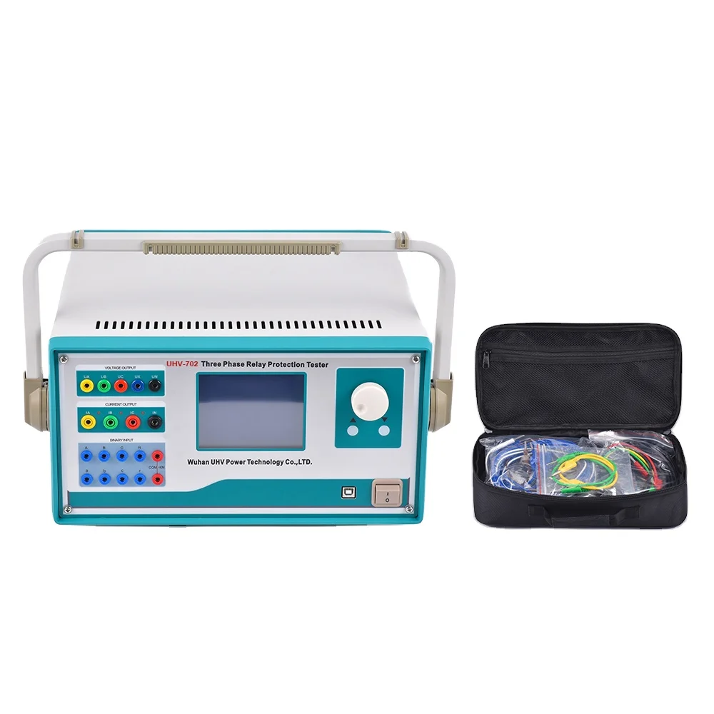 B UHV-702 Fully Automatic Primary Current Test Set Hot Sale Three Phase Relay Protection Tester