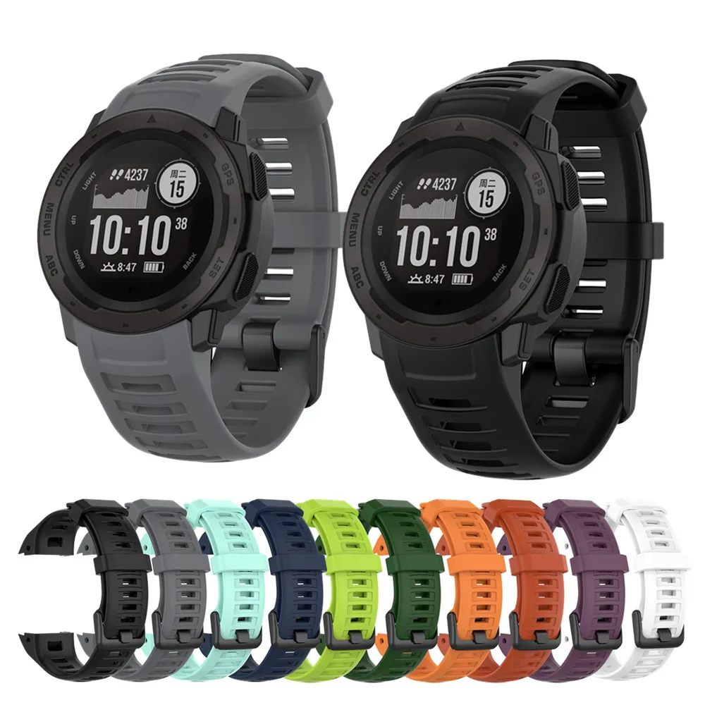 Cinturino in silicone per Garmin Instinct/2 Smart Watch cinturino di ricambio per Garmin Instinct Smart Sport accessori