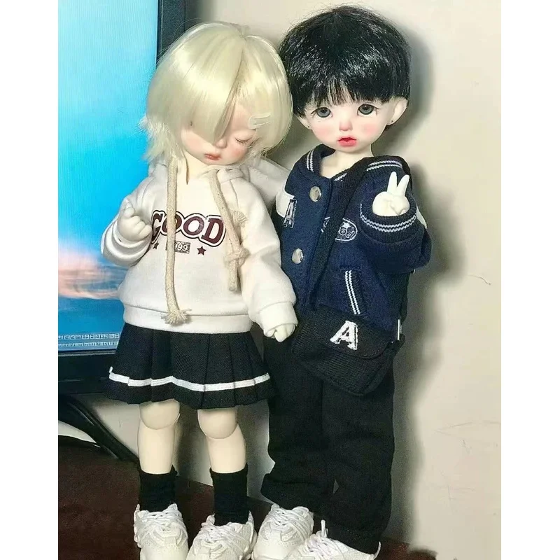 新しい1/6ドール服スーツ、30cm BJDドール用、キュートな野球セットドレスアップ、女の子のおもちゃ、プレイハウスドールアクセサリー、ドールなし