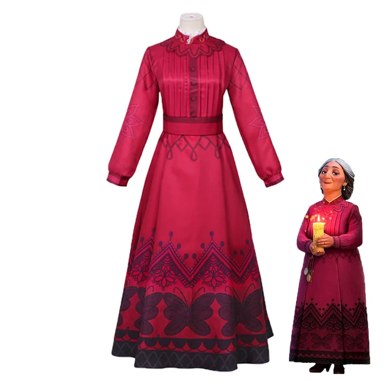 طقم فستان كوس بلاي من ألما ميرابيل من إنكانتو باللون الأحمر #1