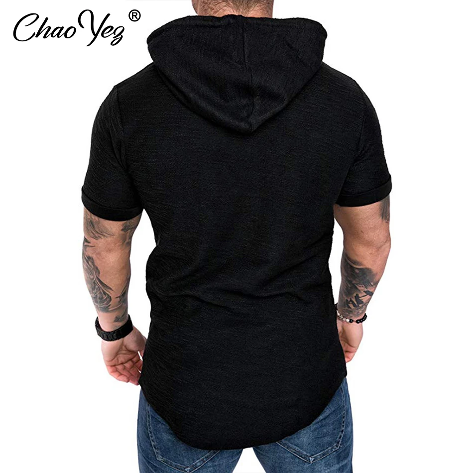 Sport Shirt For Men Training T Shirt Hood Men Gym Running Tee Shirt Homme Sportshirt Brand Fitness Short Sleeve Yoga Top Male