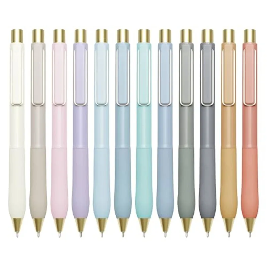 

Ballpoint Pens Ink Pen 1.0mm Medium Point with Super Soft Grip 12-count