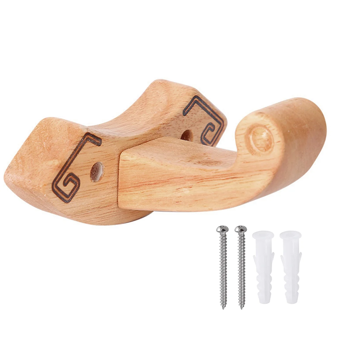 Guzheng Wall Mount Hook Hanger Wooden No Punching Guzheng Hanger Guzheng Stand Accessories