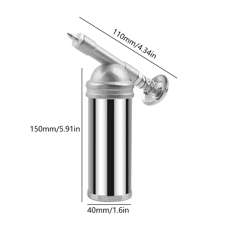 80cc Capacity Mini Grease Gun Machine with Needle Nozzle 1000PSI Grease Gun Injector for Greasing Small Accessories