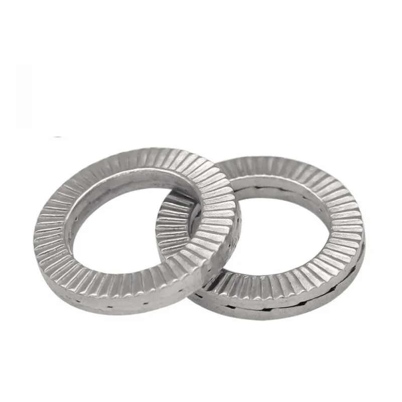 20/ 10/ 5 Pairs (2pcs Glued) Self-Lock Washers Genuine Wedge Stainless Steel Dacromet M3 M4 M5 M6 M8 M10 M12 M14 M16 M18 M20 M22