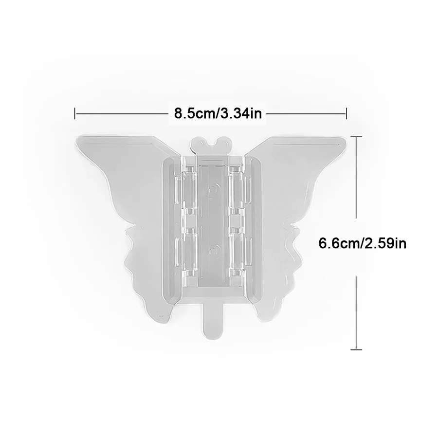 1pcs Sliding Window Limit Lock Transparent Butterfly Punch-free Pasted Door Window Safety Locks Buckle Baby Safety Protection