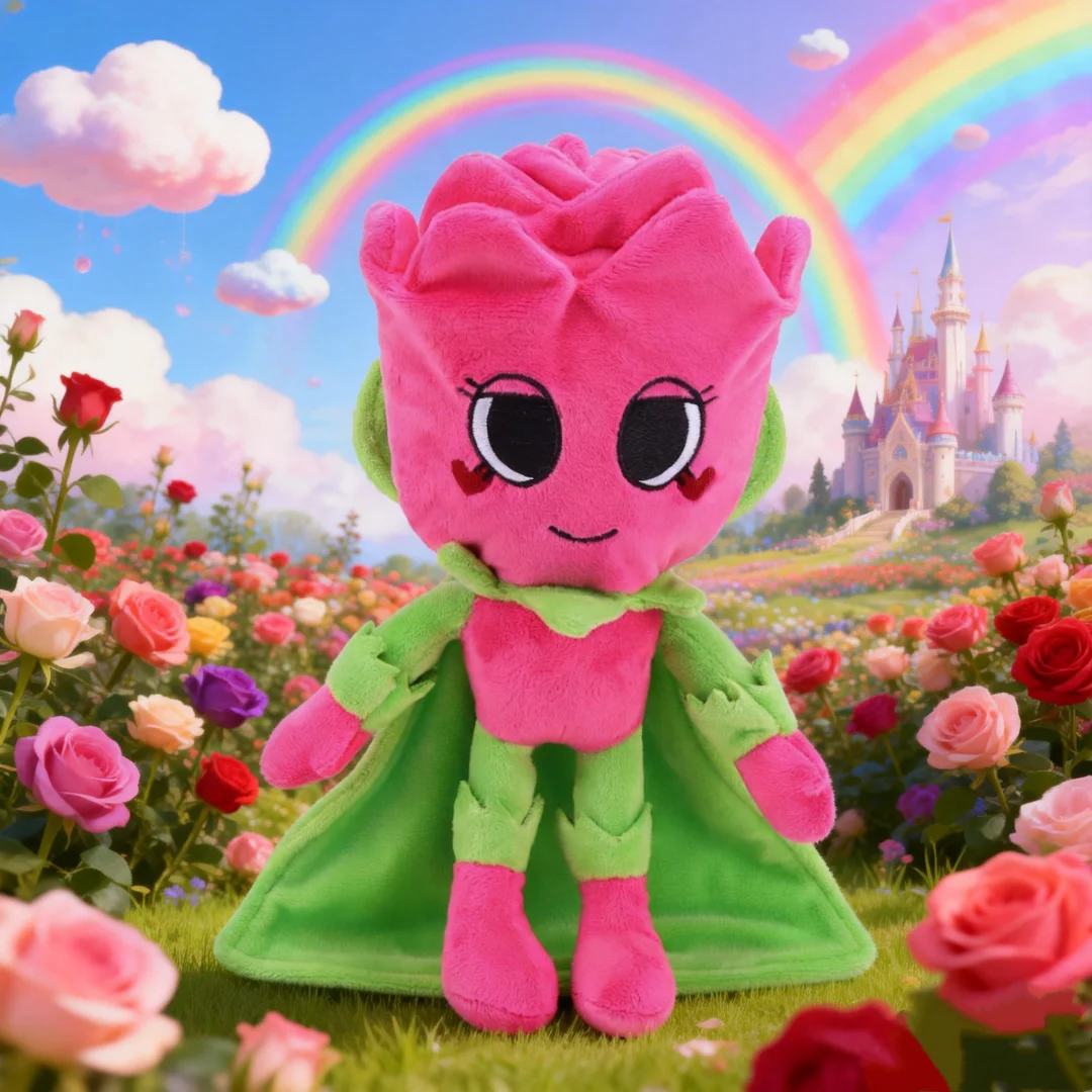 Kawaii Game Peripheral Plush Toy Rose Toy Beautiful Roses Plush Toy  Valentine's Day and New Year's Gift Christmas Birthday Gift - AliExpress 26