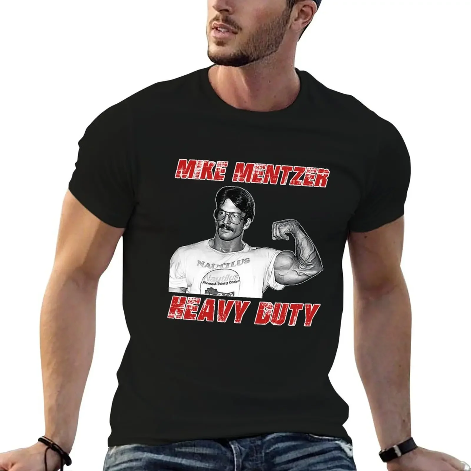 Mike Mentzer - Heavy Duty T-Shirt tops graphic t shirts black t-shirts for men