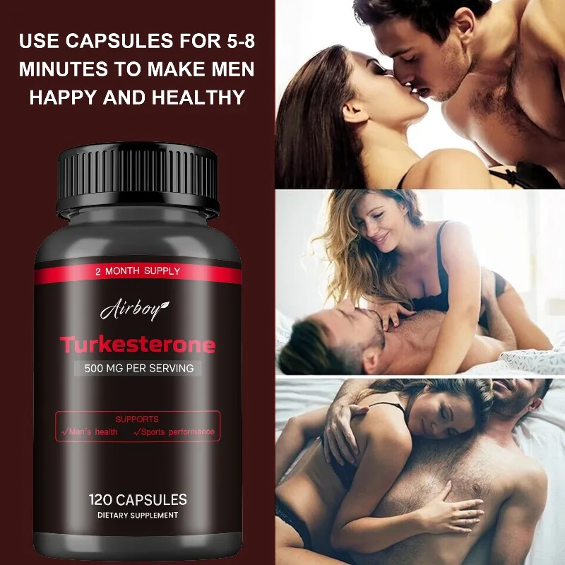 

Turkesterone Supplement - Improves Male Performance, Endurance, Motivation, Focus & Muscle Mass - Non-GMO & Vegan Capsules