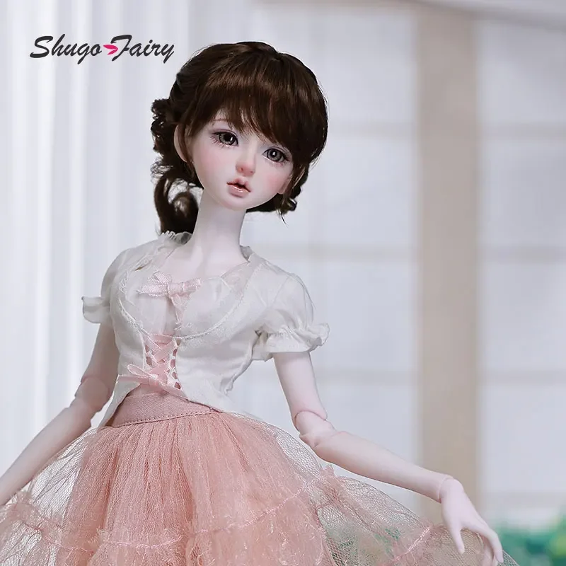 ShugaFairy Ballerina Pearl Bjd Doll 1/4 Bariy Modern Moveable Joints Full Set Anime Custoume Designer Blythe Reborn FashionDoll