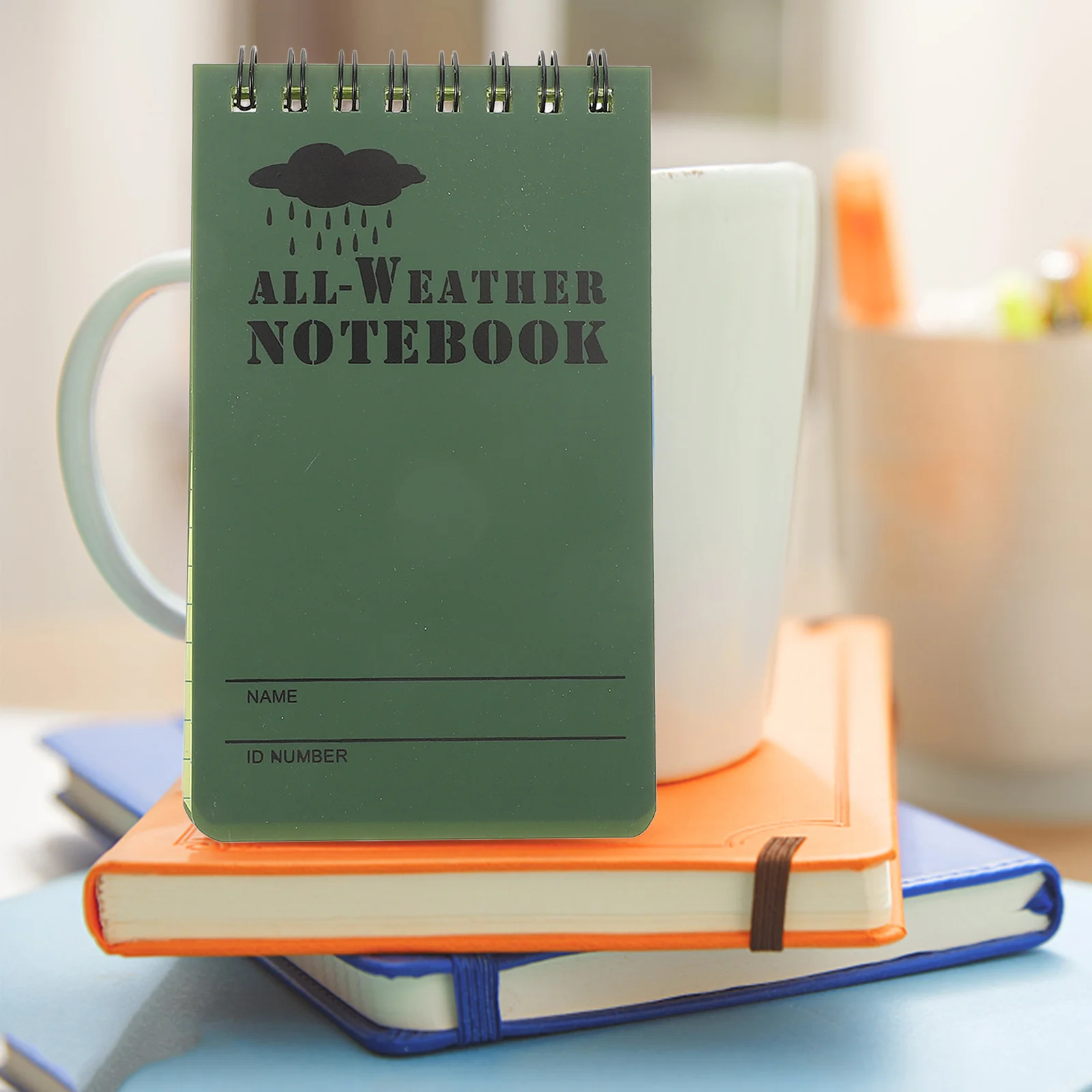 

Waterproof Notepad Compact Spiral Notebook Lightweight Journal For Daily Writing Sketching Student Office Notebook