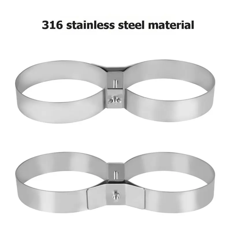 B48B-Mounting Band For Diving Double Cylinder Bottles Retainer Diving Tanks Band Carry Rings Double Twin Cylinder Tanks