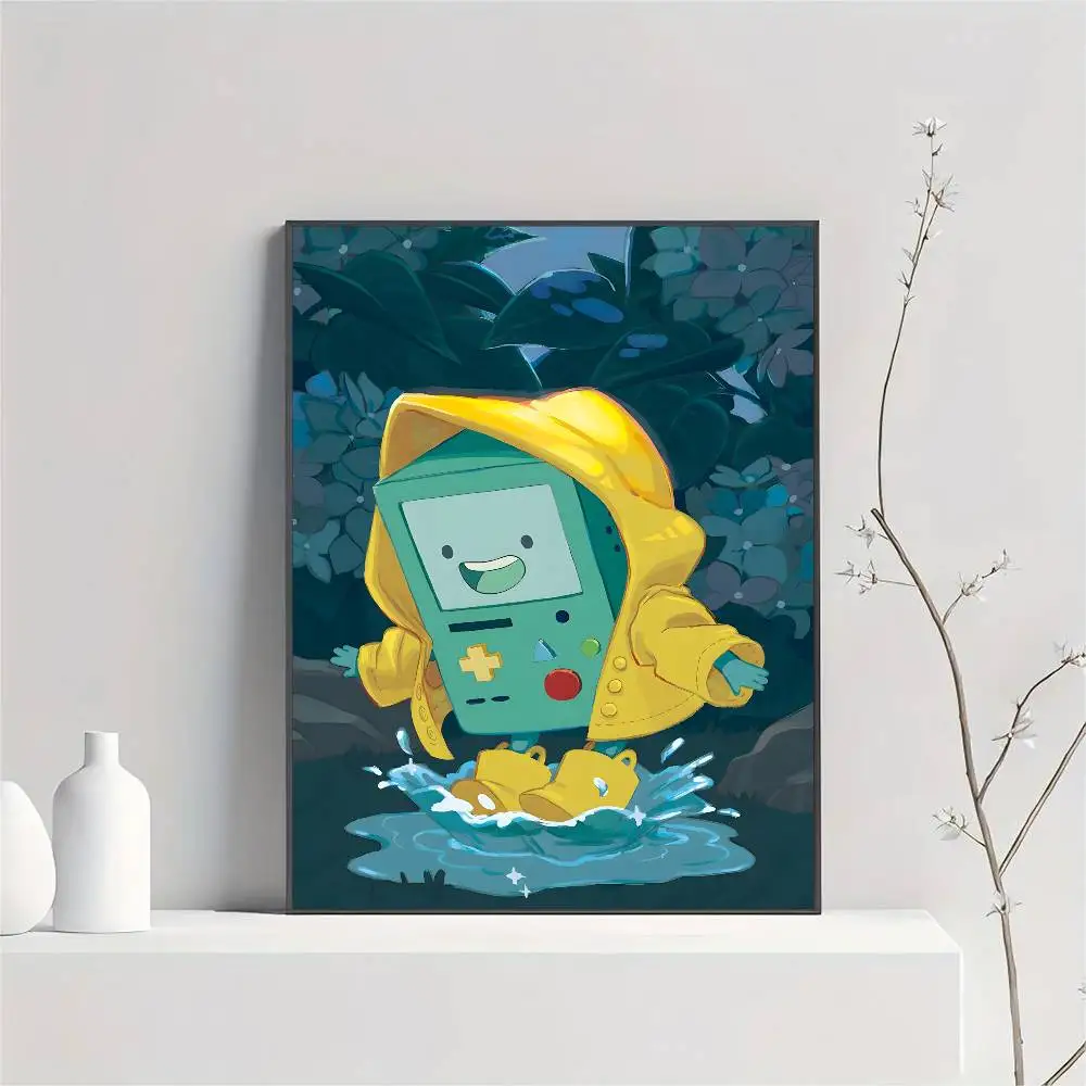 Anime-Poster, hochwertige selbstklebende Wandkunst-Dekorationen, Farbdrucke, A-Adventure Cartoon Time Sticky – Detail 8