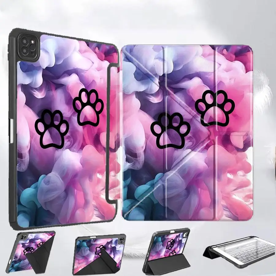 

Чехол-подставка для планшетов iPad Pro 2025, Pro 11-го, 10-го, 9-го, 8-го, 7-го поколений, 12.9 дюймов, Air 4, 5, M3, M2, M4, 11 дюймов, Mini 6, 7, разноцветный