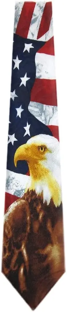 เนคไทธงชาติอเมริกันสำหรับบุรุษ เนคไทพิมพ์ลายอย่างเป็นทางการสำหรับงานแต่งงาน เทศกาล งานเลี้ยงวันเกิดรายวัน งานธุรกิจ