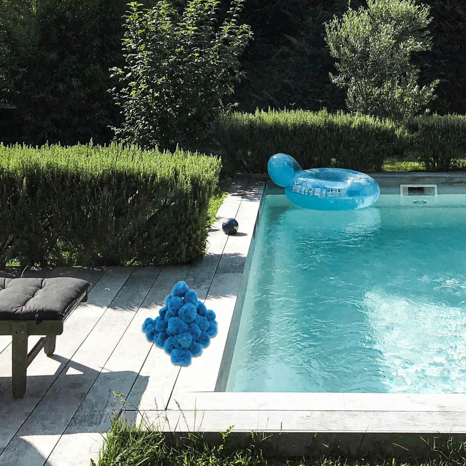 Filter Balls for Pool and Fish Tank Fiber Material Filtration Solution Improves Visual Appeal Reduces Treatments Extends System