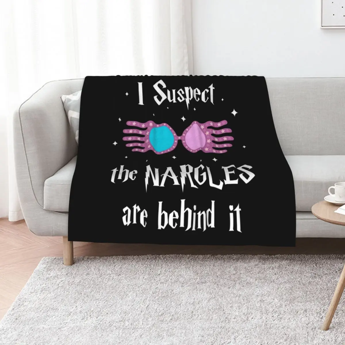 I Suspect the Nargles are behind it Throw Blanket Bed linens Warm Beautifuls christmas decoration Summer Retros Blankets
