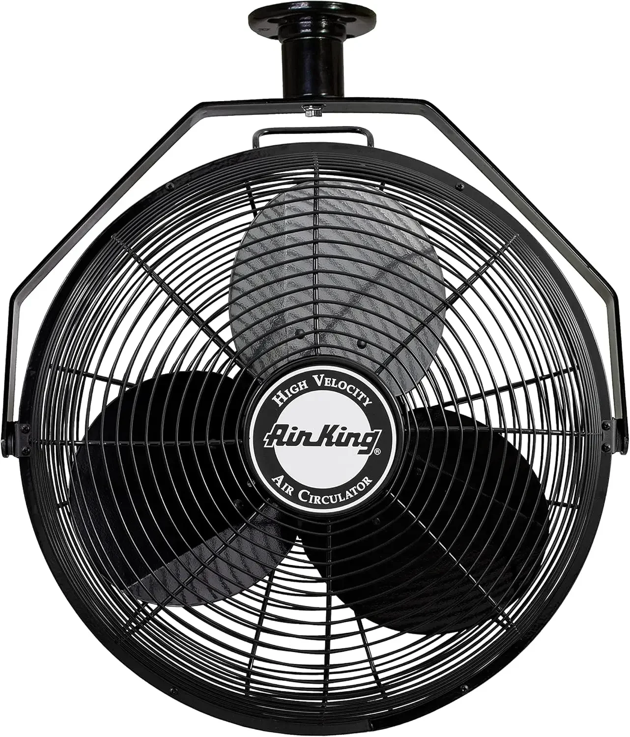 18-Inch Industrial Grade Ceiling Mount Fan,Black