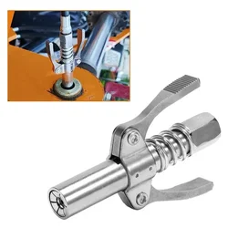 1pc Grease Nozzle Stainless Steel Double Handle High Pressure Locking Pliers Grease Nozzle Grease Gun Auto Repair Tools