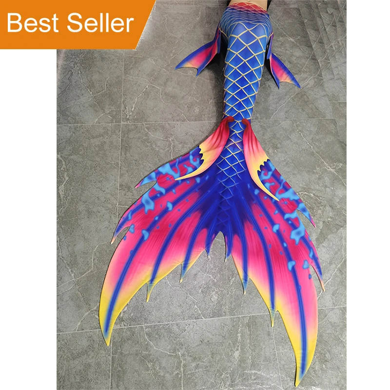 

Customized Mermaid Custome Skins Tails Fin for Women Adult Kid Swimming Mermaid Swimwear Cosplay Costume Beach Bikini Artifact