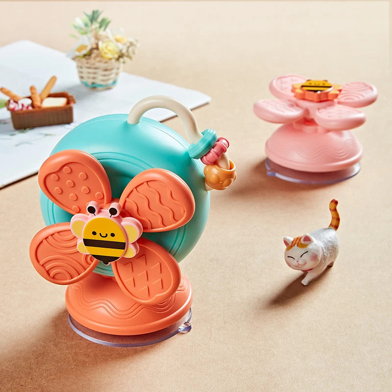 Jouets de moulin à vent d'escargot pour garçons et filles, ventouse Spinner, moteur fin mentaires oriel, jouets de voyage Montessori pour bébé, cadeau nouveau-né