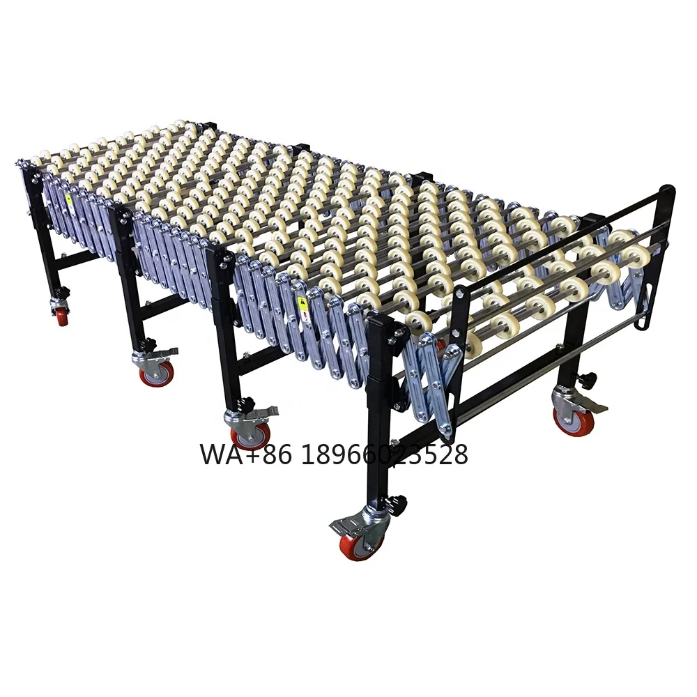 

Conveyor Machine Flexible Conveyor Roller Skate Wheel Conveyor Expandable