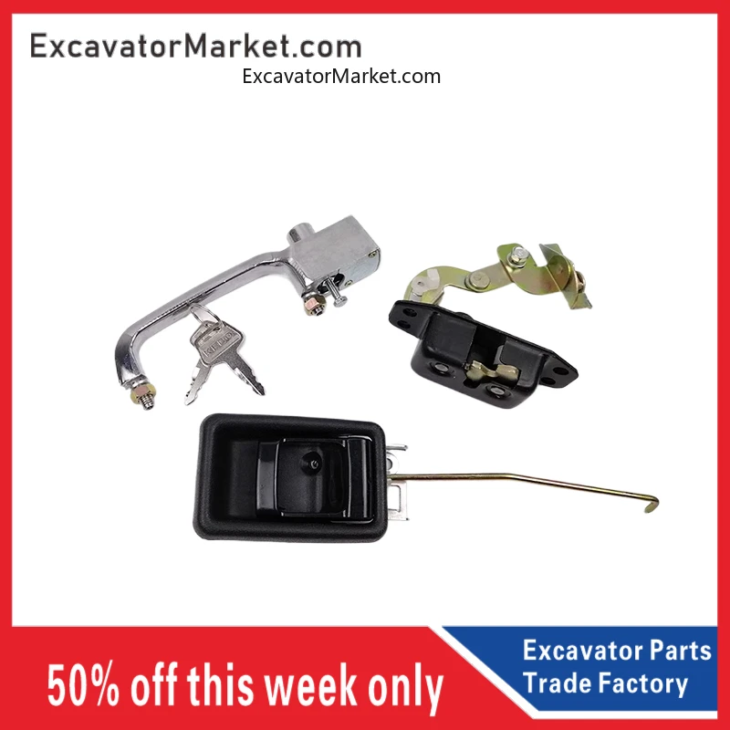 

Excavator Parts For Kato Hd512/820/1023/1430-1-2 Cab Door Lock Assembly Lock Block Excavator Accessories