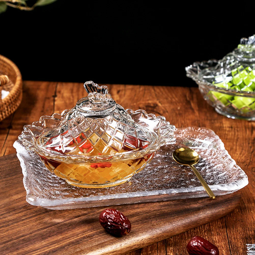 

Transparent Bowl Small Soup Bowls Round Glass Breakfast Clear Fruit Dessert Dish