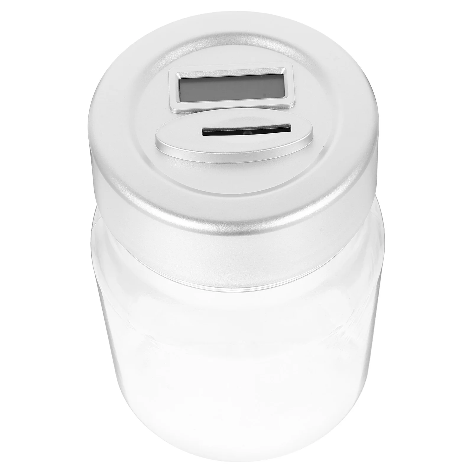 

Transparent Piggy Bank Clear Cylinder Saving Pot For Desktop Home Use Compact Money Container Cash Saving Jar Coin Bank