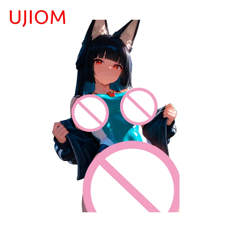 UJIOM Zenless Zone Zero Miyabi Bikini Trickery Wall Stickers Pocket Pussy Unique Waterproof Decal For Window Vestibulec Decor