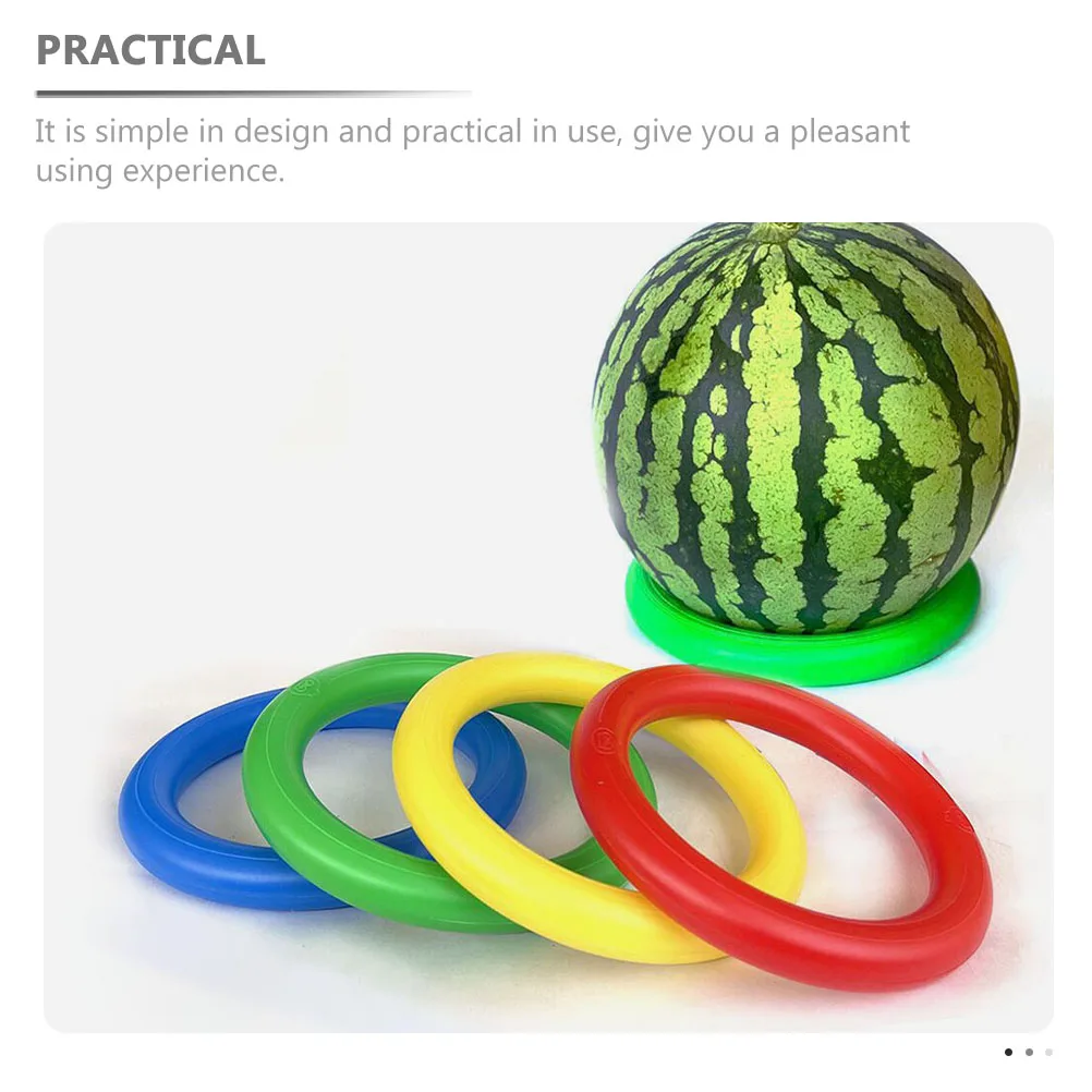 

10pcs Fruit Holder Ring Watermelon Stand Sphere Display Base For Basketball Football Soccer Ball Stand Holder Home