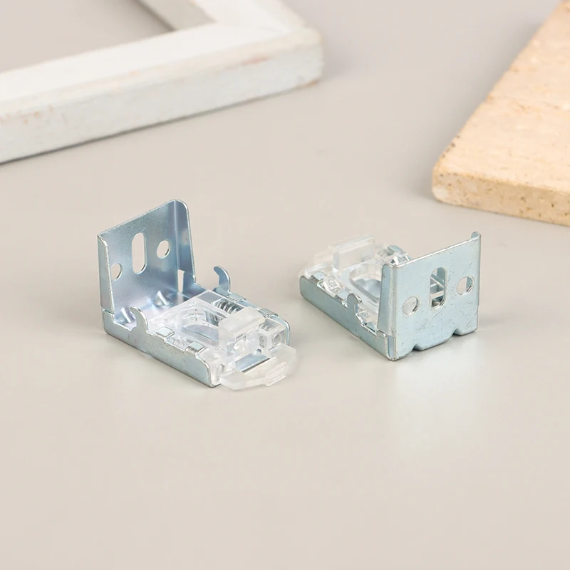 New 4Pcs 25MM Ceiling And Wall Brackets For Venetian Blinds Rail Loading Mounting Blinds Accessories