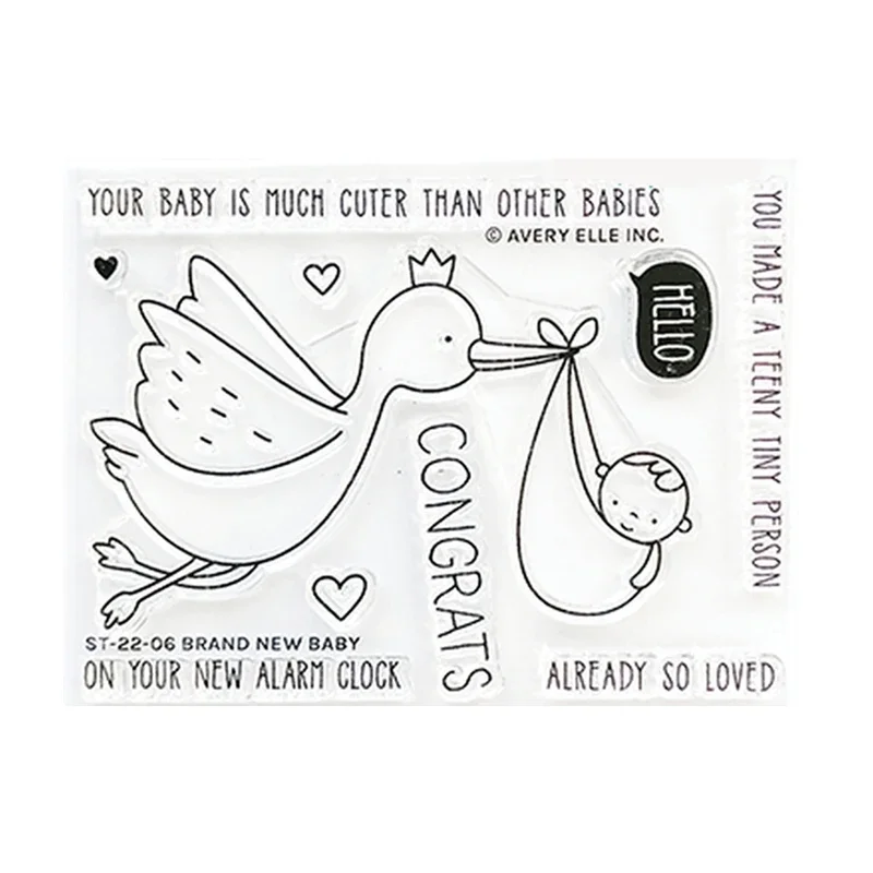 New Baby Animals Metal Cutting Dies for Paper Making Clear Stamps Brand Scrapbooking Embossing Frame Card Supplies - view 6
